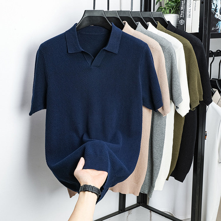 Solid Color Short Sleeve