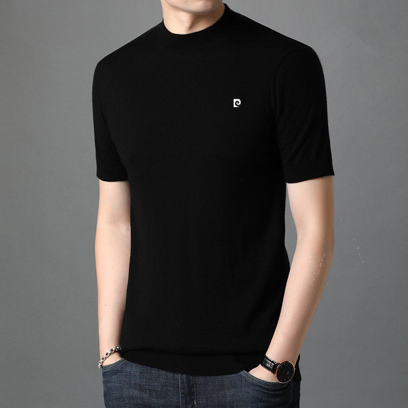 Men's Spring Sweater Half Sleeve Top