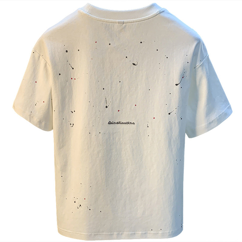 Trendy Splash-ink T-shirt