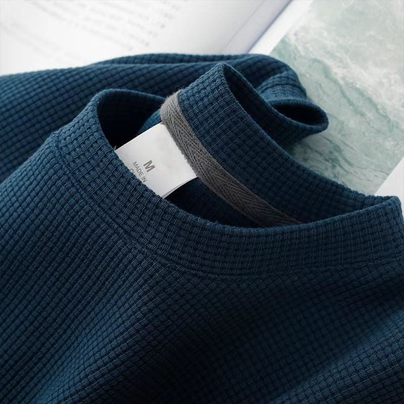 Summer Round Neck Half Sleeve Top Loose Casual Solid Color