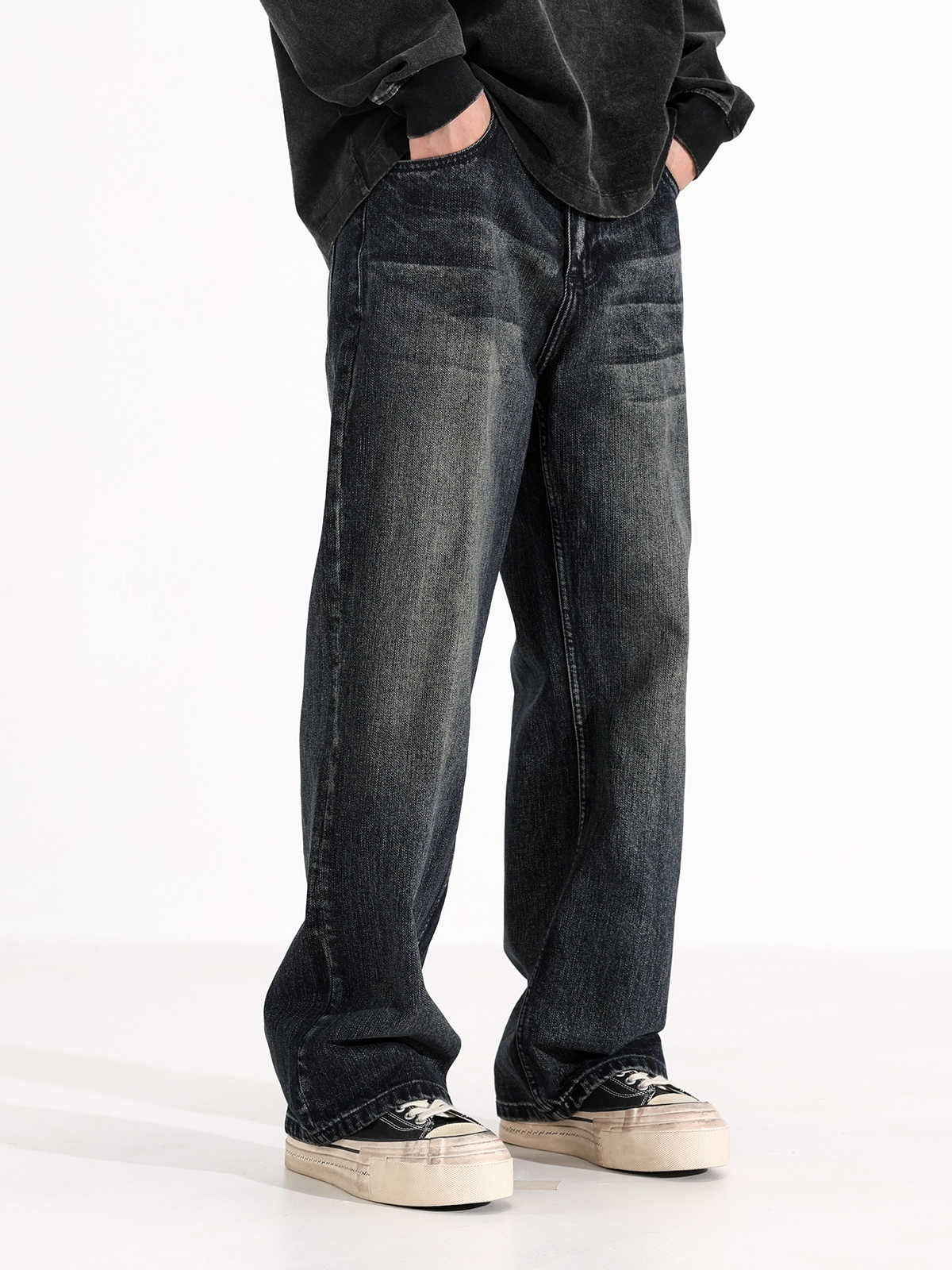 Men's American Loose-fitting Wide-leg Trousers