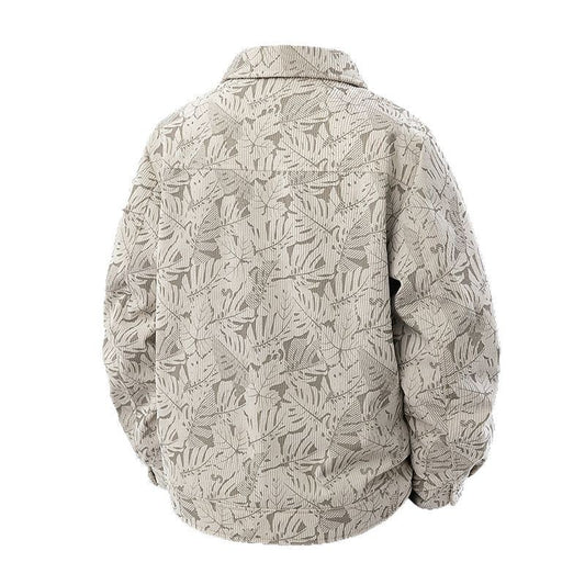 Corduroy Jacket Slim-fit Spring And Autumn Lapel Young And Middle-aged Jacket For Men