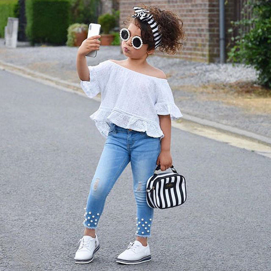 Shirt and Shorts Girls Set
