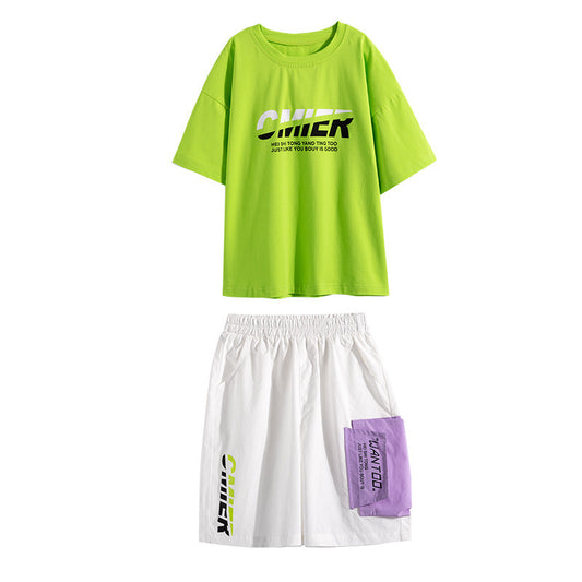 Boys' Thin Short-sleeved Summer Suits