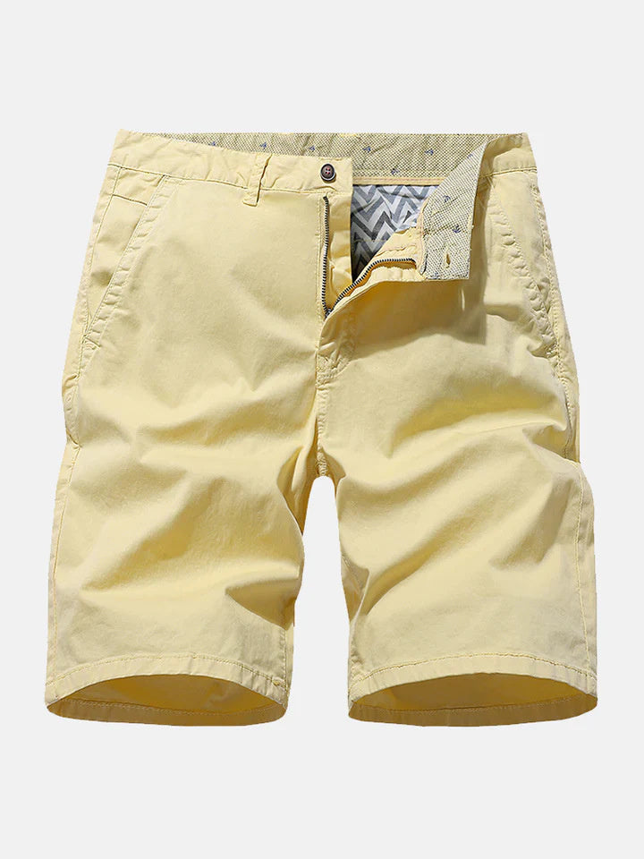 Printed Men's No Belt Shorts