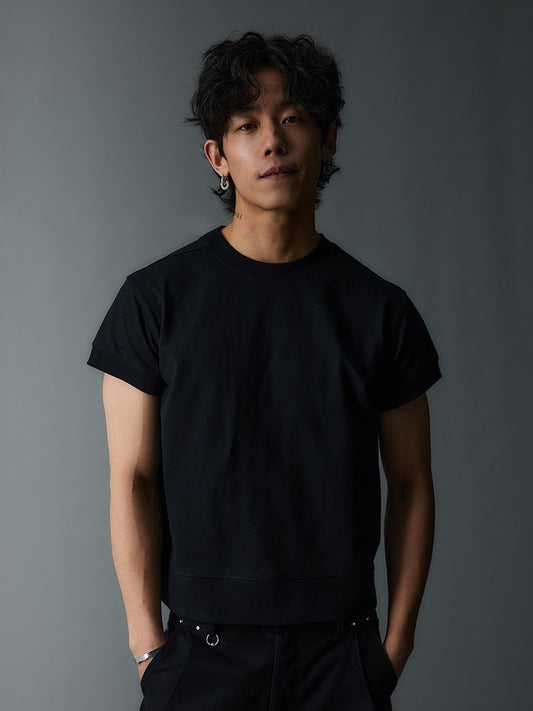 Leather Tag Short Sleeve