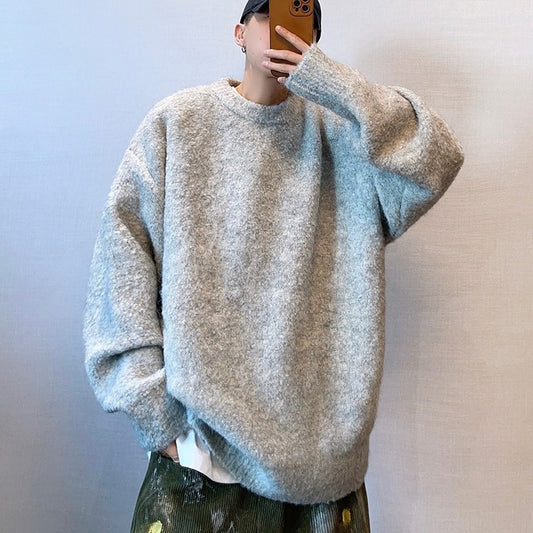 Plush Round Neck