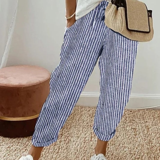 Summer Stripes Casual Pants