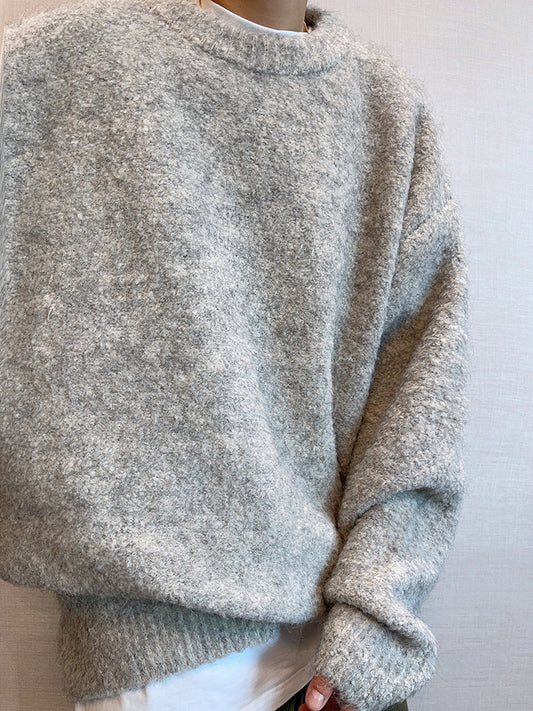 Plush Round Neck
