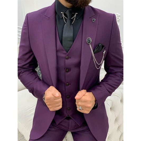 Royal Men's Three-piece Suit