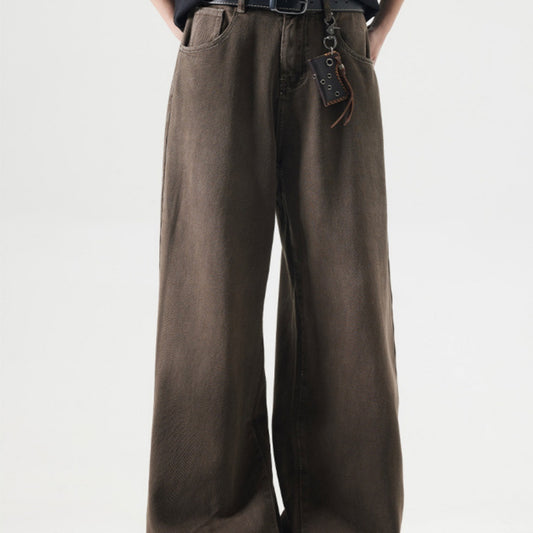 High Straight Loose Jeans