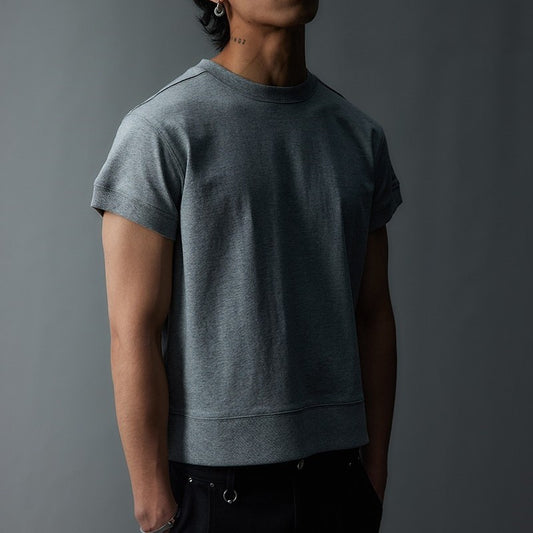 Leather Tag Short Sleeve