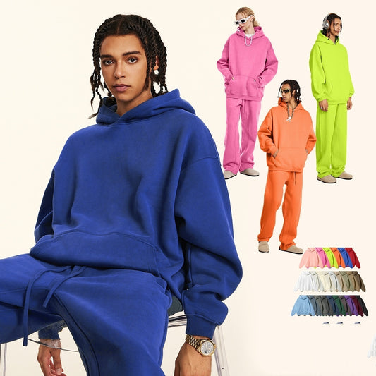 Solid Color  Plus Size Thick Hoodie
