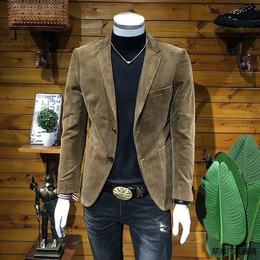 Men's Business Slim Fit Vintage Suit