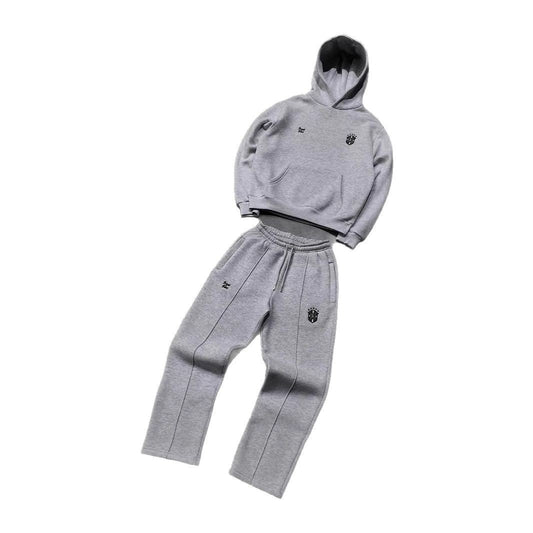 Zip Hooded Jacket Casual Suit Long Sleeve Sweatshirt And Sweatpants Trousers