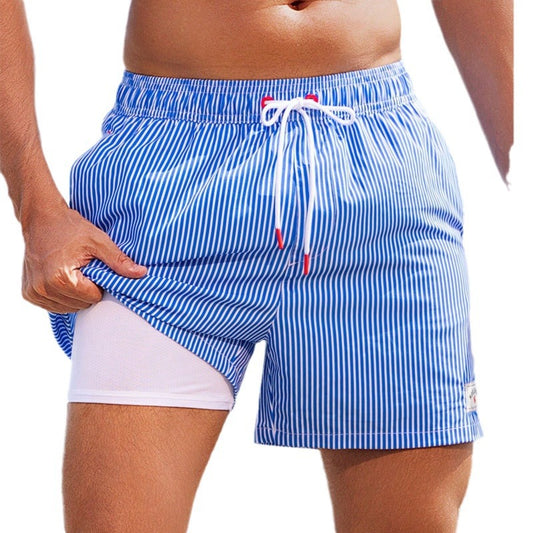 Men's Fashion Quick-drying Boxer Swimming Trunks