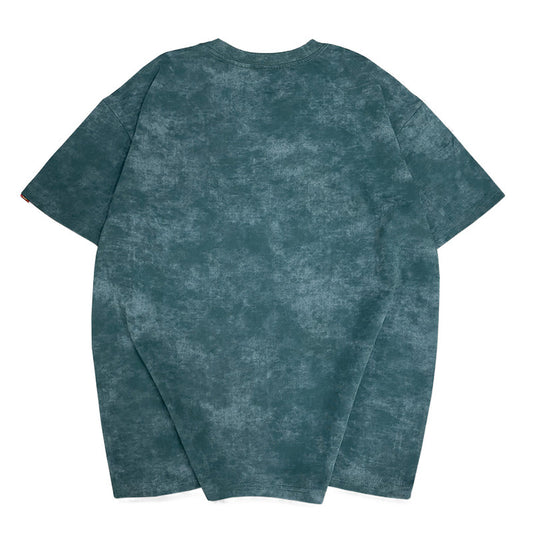 Embroidered Crew Neck Short Sleeve