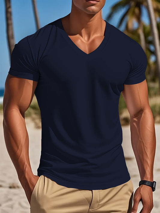 Men's V-neck T-shirt