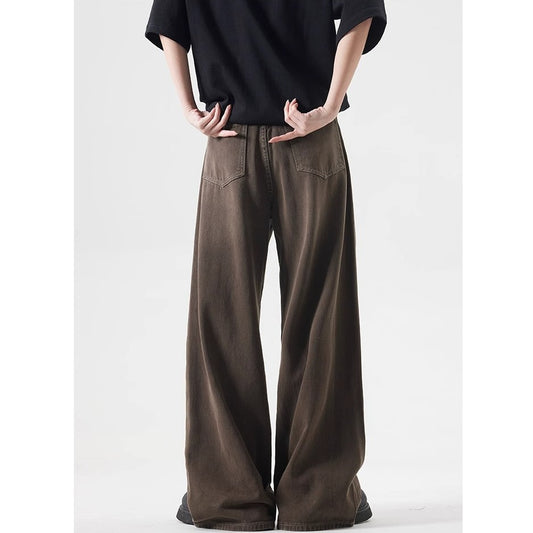 High Straight Loose Jeans