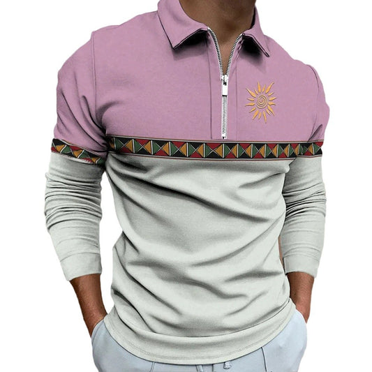 Men's Retro Fashion Sports Golf Top T-shirt