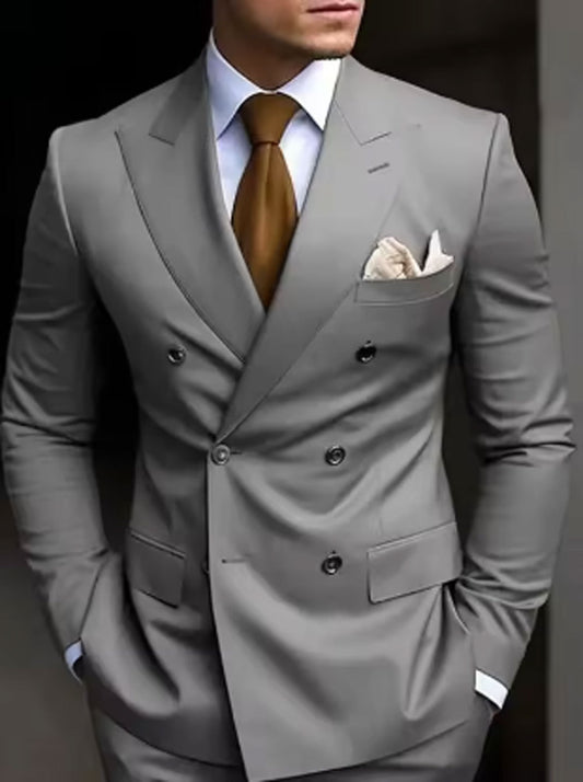 Stylish Slim Fit Business Best Man Classic Suit