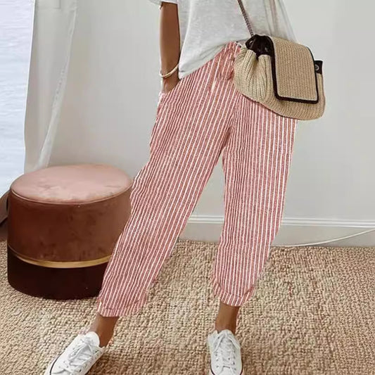 Summer Stripes Casual Pants