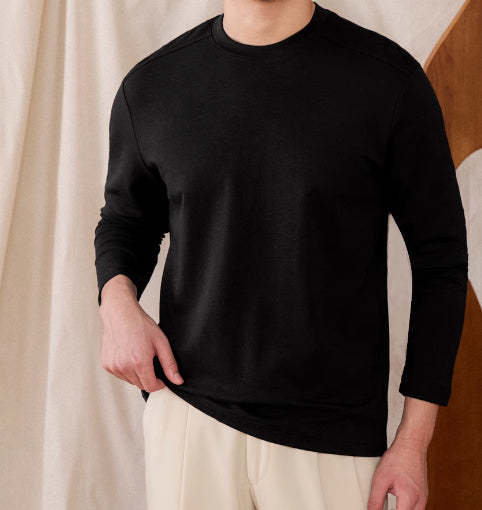 Elastic Slim Fit Classy Base Shirt For Men