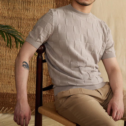 Men's Summer Ramie T-shirt