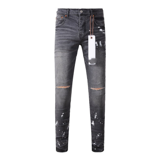New Gray Jeans Splash